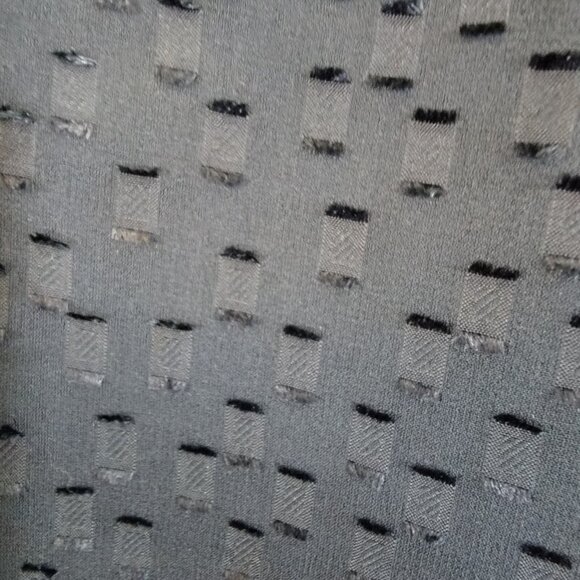 J. Crew Silk Blend Blouse Navy Blue Sheer Lined Career Shirt Top Size 4 EUC - Picture 5 of 9